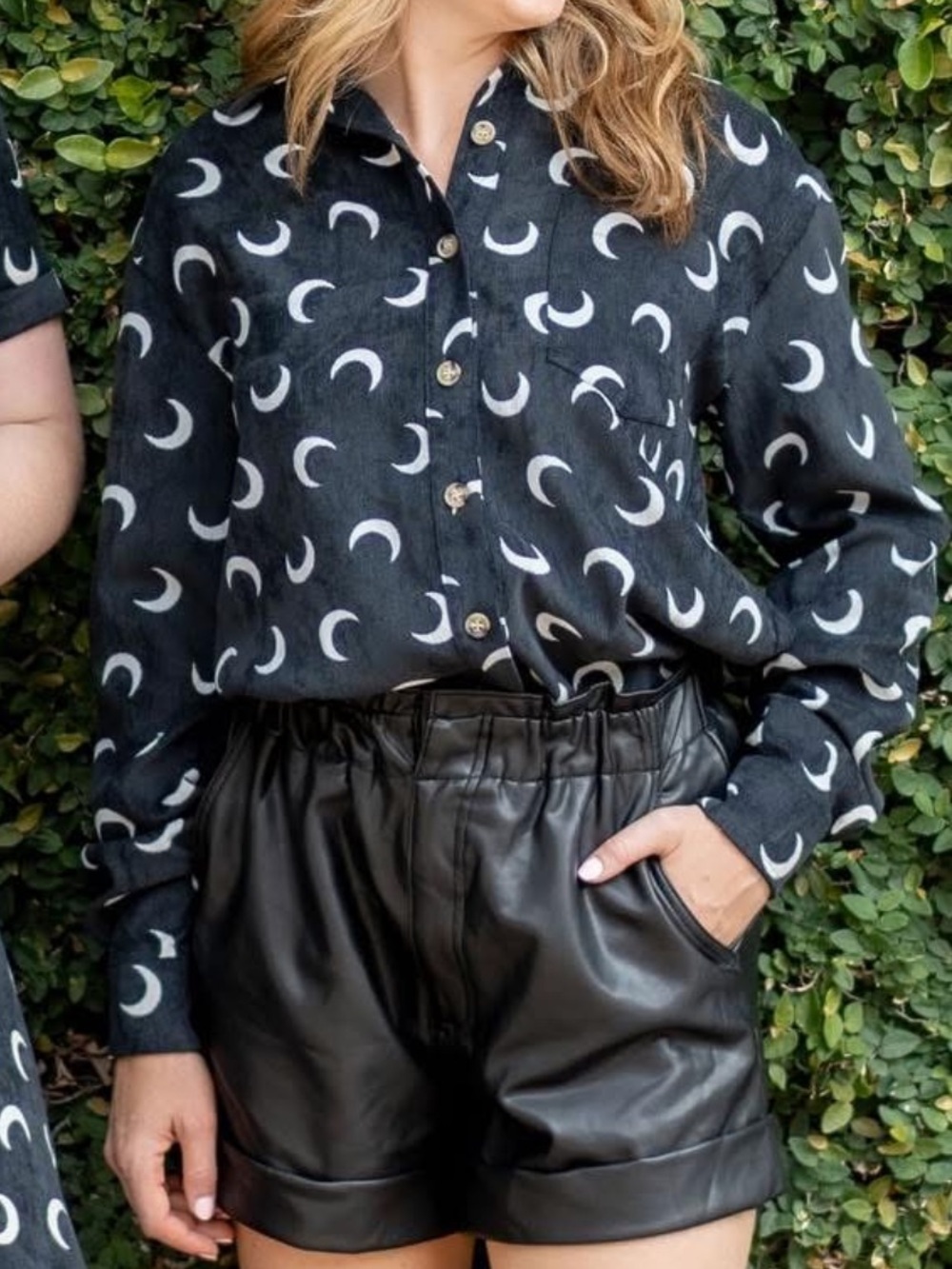 Corduroy Crescents Shirt